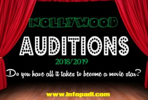 2018 nollywood audition form a NOLLYWOOD 2019/2020 become today, Register  AUDITION