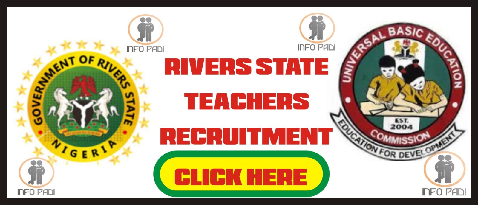 Rivers State Universal Basic Education Board Massive Recruitment For