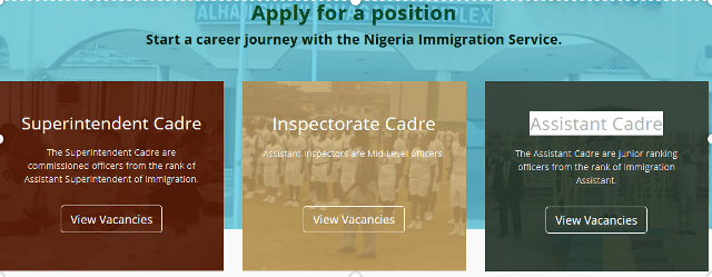 Nigeria Immigration Service Nis Recruitment 2023