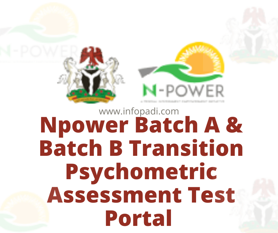 npower transition psychometric assessment test