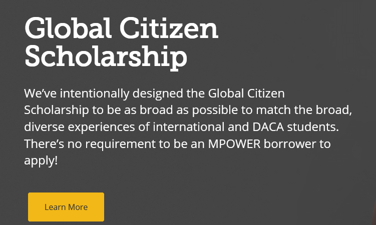 mpower global citizen scholarship