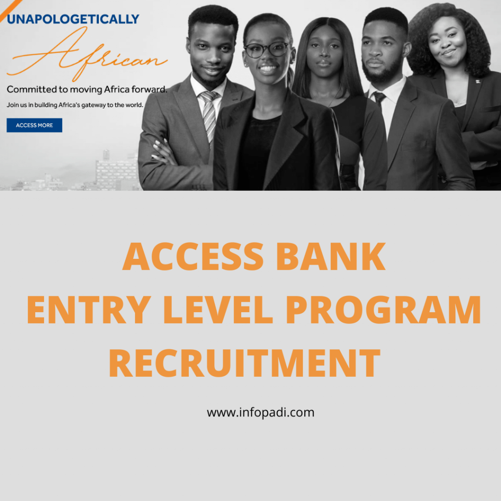 access bank entry level