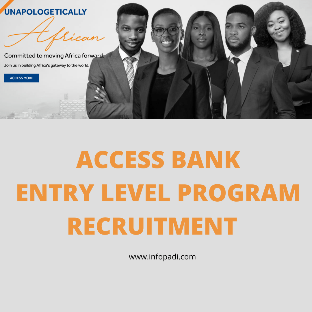 Access Bank Graduate Entry Level Training Program 2022/2023