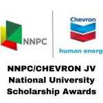 NNPC CHEVRON JV National University Scholarship Award