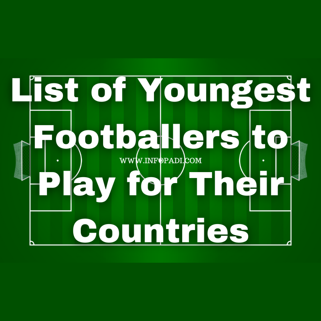 List of Youngest Footballers to Play for Their Countries