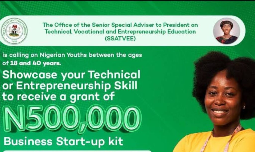SSATVEE N500,000 Grant Opportunity