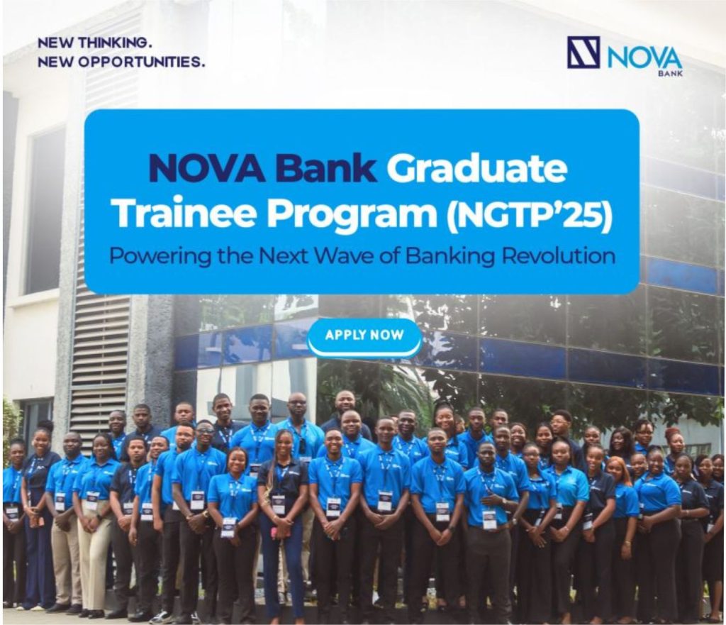 Link to Apply for NOVA Bank Graduate Trainee Program (NGTP) 2025