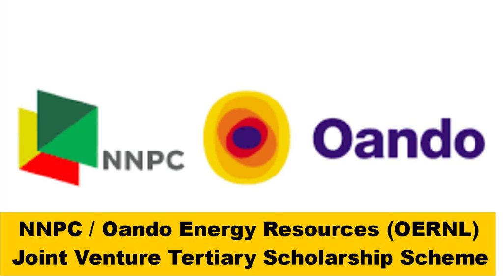 NNPC-Oando Energy Resources (OERNL) Joint Venture Tertiary Scholarship Scheme