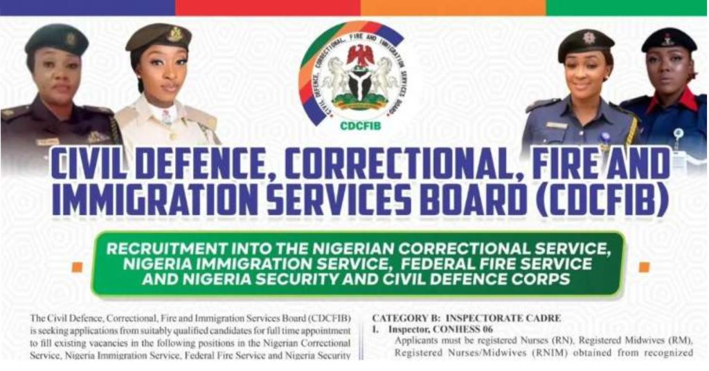Civil Defence, Correctional, Fire and Immigration Recruitment
