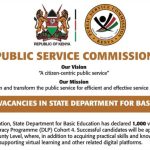 Kenya Public Service Commission Internship DLP Program