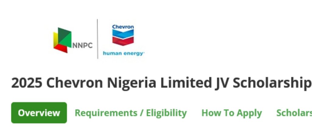 NNPC Chevron Nigeria Limited Scholarship