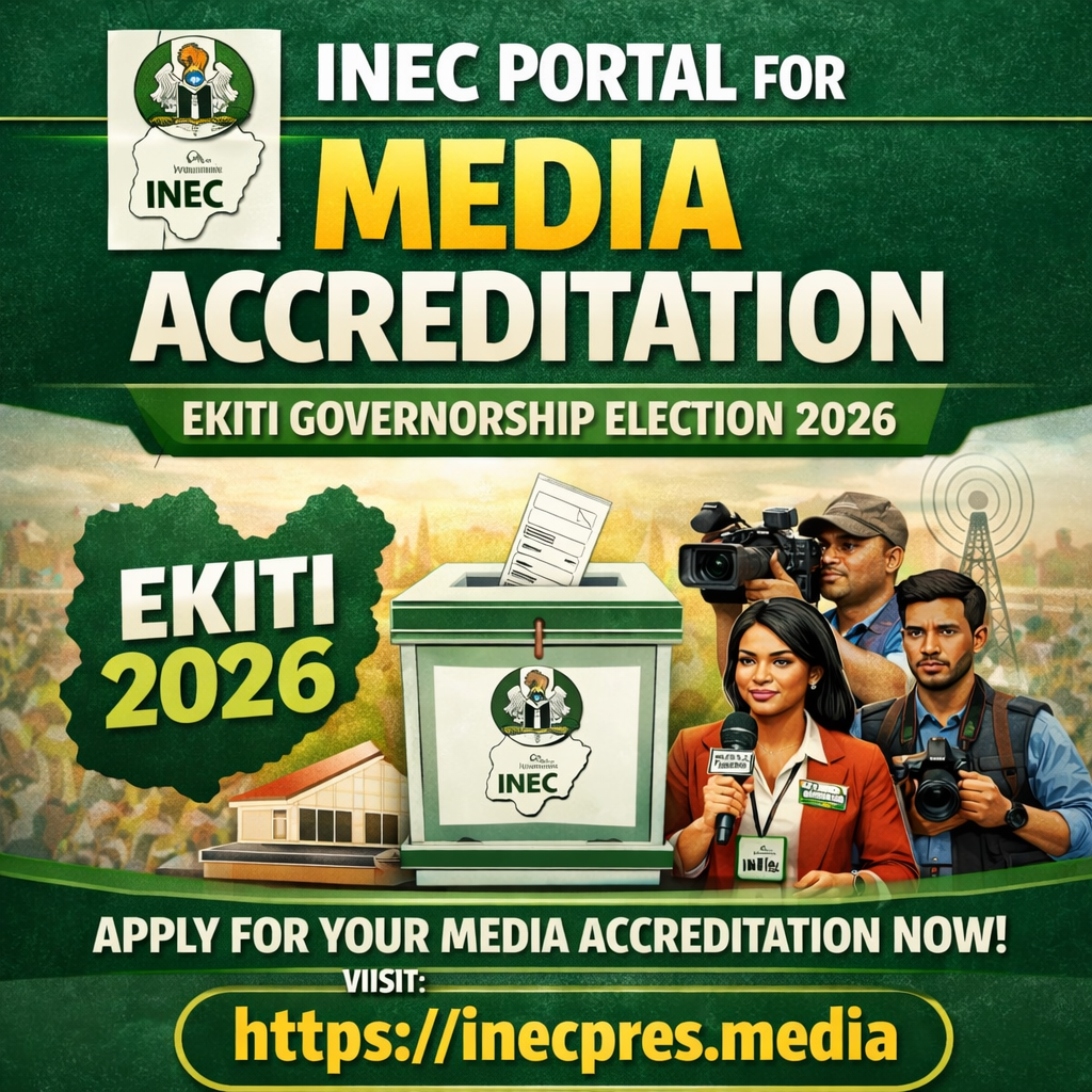 INEC media accreditation portal 2026INEC media accreditation portal 2026