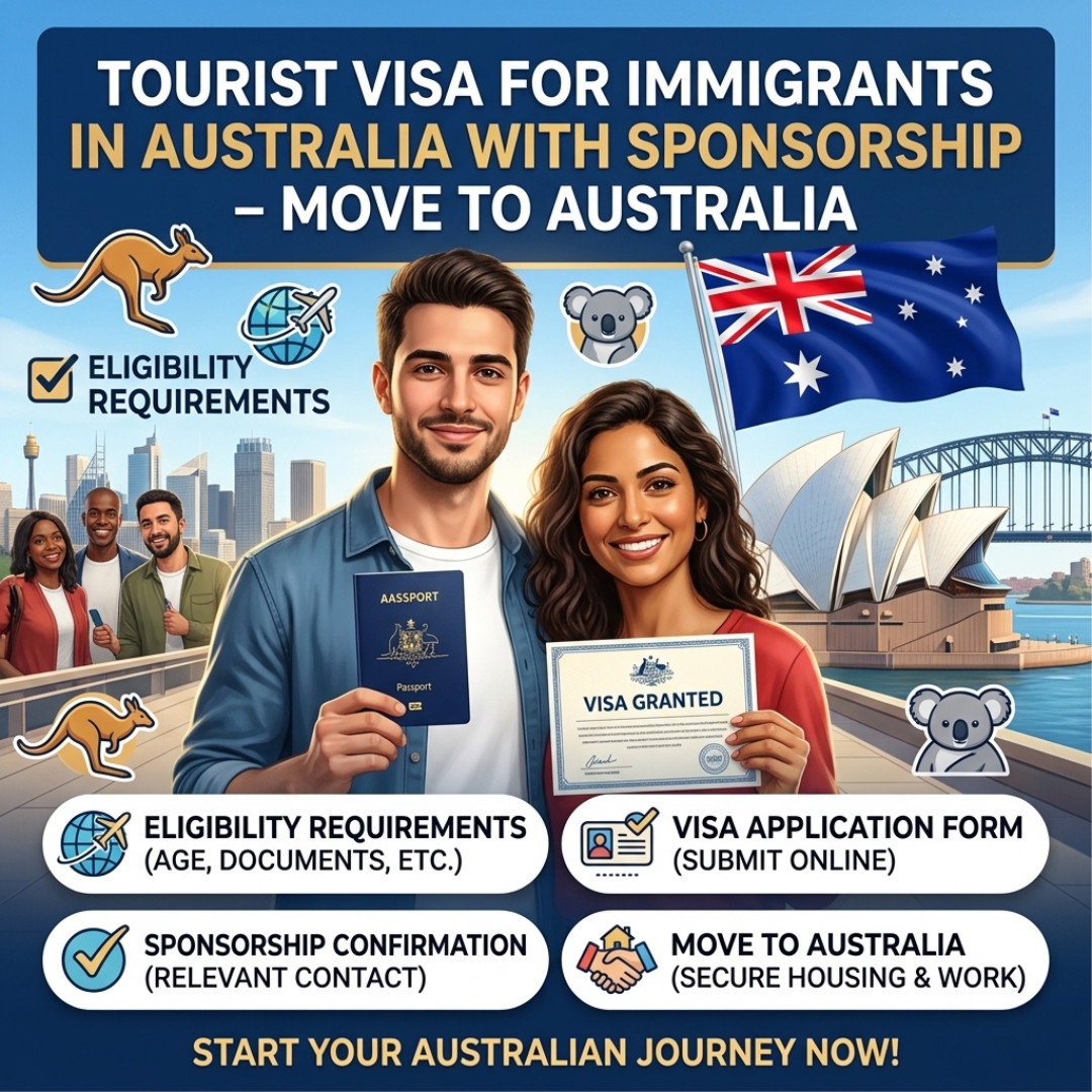 Tourist Visa for Immigrant in Australia with Sponsorship – Move to Australia